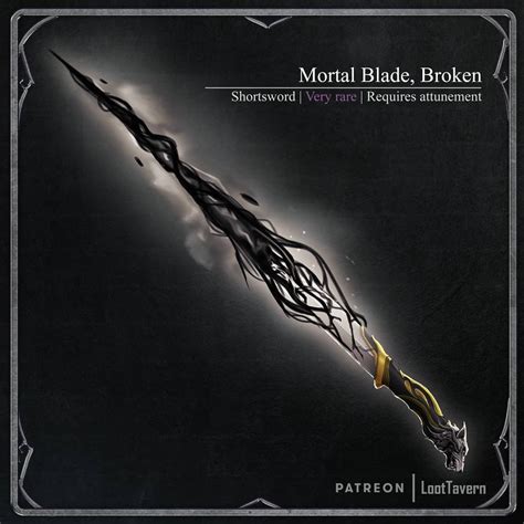 The malevolent blade of the witch king